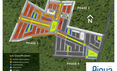 Residential LOT ONLY for Sale in Ajoya Capas, Tarlac