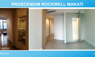 3 Bedroom Condo for Lease in Proscenium Rockwel Makati