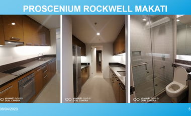 3 Bedroom Condo for Lease in Proscenium Rockwel Makati