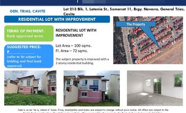 House for sale in Somerset 4, Navarro, General Trias, Cavite