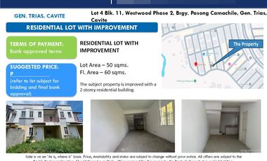 House for sale in Brighton Avenue, Pasong Camachile II, General Trias, Cavite
