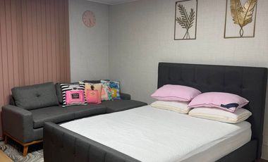 FOR RENT STUDIO UNIT WITH BALCONY AT MONTERRACE SUITES D’HEIGHTS CLARK PAMPANGA