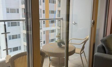 FOR RENT STUDIO UNIT WITH BALCONY AT MONTERRACE SUITES D’HEIGHTS CLARK PAMPANGA