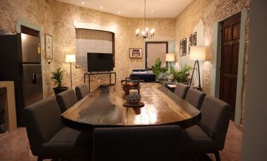 Casa en renta amueblada Mérida Yucatán, Casa Bonita Centro