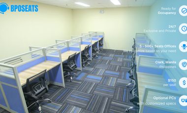 Customer Service Technology Outsourcing |Fully Furnished Office Space for Lease with 24/7 Access & IT Support at Marquee Mall, Angeles City