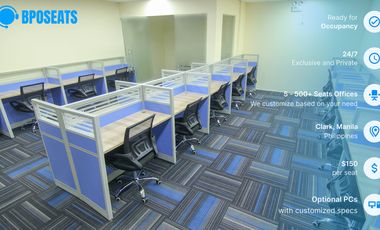 Customer Service Technology Outsourcing |Fully Furnished Office Space for Lease with 24/7 Access & IT Support at Marquee Mall, Angeles City