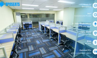 24/7 Customer Care Outsourcing in Pampanga Philippines | Call Center Office Space for Lease Fully Equipped at Marquee Mall, Angeles City