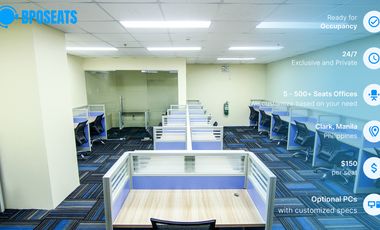 24/7 Customer Care Outsourcing in Pampanga Philippines | Call Center Office Space for Lease Fully Equipped at Marquee Mall, Angeles City