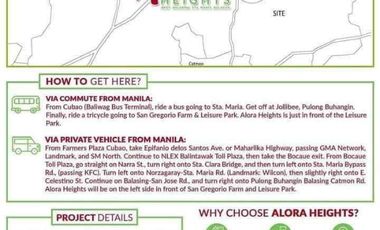 Alora Heights Subdivision 1 Hour Drive from Monumento