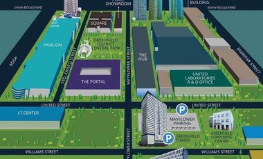 For Lease 80sqm 2BR Penthouse Condo 1 parking at Twin Oaks Mandaluyong City Rent