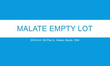 Malate Manila Commercial Lot Good deal For Sale near Taft Avenue Pasay MOA