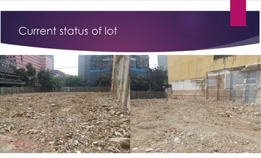 Malate Ermita Manila Commercial Prime Lot For Sale Good deal near Roxas Blvd