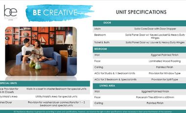 CODE # 575 D - CONDO FOR SALE IN BE Residences Lahug!