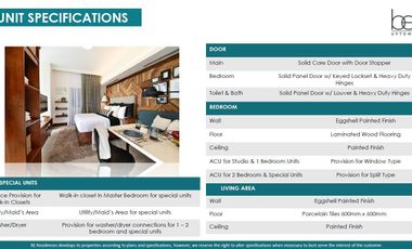 CODE # 575 C - CONDO FOR SALE IN BE Residences-Uptown
