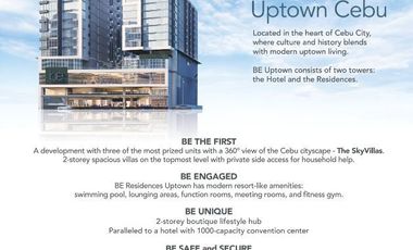 CODE # 575 C - CONDO FOR SALE IN BE Residences-Uptown