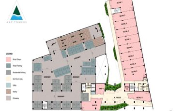 CODE # 106 CONDO FOR SALE IN ARC TOWERS CONDOMINIUM corner V.Rama St.,Cebu City