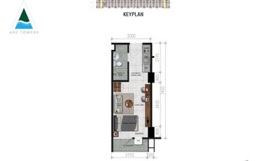 CODE # 106 CONDO FOR SALE IN ARC TOWERS CONDOMINIUM corner V.Rama St.,Cebu City