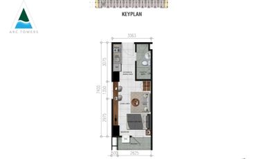 CODE # 106 CONDO FOR SALE IN ARC TOWERS CONDOMINIUM corner V.Rama St.,Cebu City