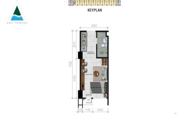 CODE # 106 CONDO FOR SALE IN ARC TOWERS CONDOMINIUM corner V.Rama St.,Cebu City