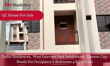 FOR SALE: ​Fully Furnished 3-Storey, 6 Bedroom at Fairview, Quezon City