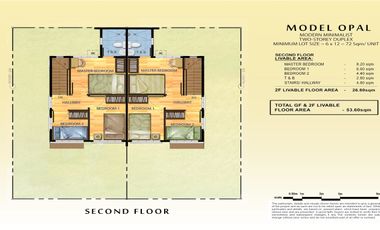 Anila Park | 2BR Opal Duplex - Modern Minimalist House and Lot for Sale in Antipolo, Rizal | Aspire by Filinvest