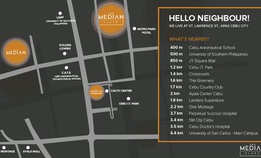 CODE # 581 A - THE MEDIAN FLATS located in St. Lawrence St., Apas, Cebu City