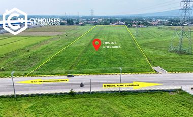 4 HECTARES LOT FOR SALE LOCATED AT MEXICO, PAMPANGA NEAR LAKE SHORE AND NLEX