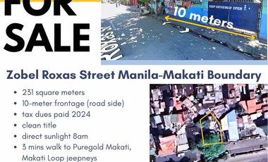 𝐅𝐎𝐑 𝐒𝐀𝐋𝐄: 𝐏𝐑𝐈𝐌𝐄 𝐑𝐄𝐒𝐈𝐃𝐄𝐍𝐓𝐈𝐀𝐋/𝐂𝐎𝐌𝐌𝐄𝐑𝐂𝐈𝐀𝐋 𝐋𝐎𝐓 𝐀𝐋𝐎𝐍𝐆 𝐙𝐎𝐁𝐄𝐋 𝐑𝐎𝐗𝐀𝐒 𝐒𝐓𝐑𝐄𝐄𝐓, 𝐌𝐀𝐍𝐈𝐋𝐀!