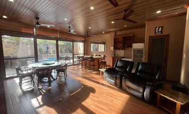 Fully Furnished Two Level House and Lot with Heated pool and Jacuzzi Located in