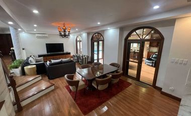 Fully Furnished Two Level House and Lot with Heated pool and Jacuzzi Located in