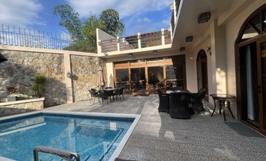 Fully Furnished Two Level House and Lot with Heated pool and Jacuzzi Located in