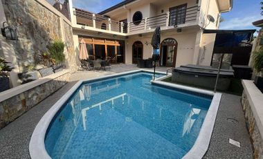 Fully Furnished Two Level House and Lot with Heated pool and Jacuzzi Located in
