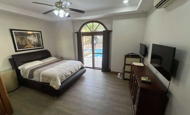Fully Furnished Two Level House and Lot with Heated pool and Jacuzzi Located in