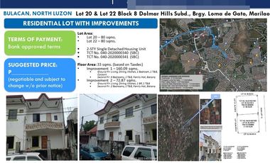 House for sale in Dolmar Golden Hills, Loma de Gato, Marilao, Bulacan