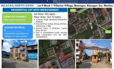 House for sale in Poblacion II, Abangan Sur, Marilao, Bulacan