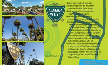 Alabang West Prime Residential Lot For Sale. Along Daang Hari. 668sqm