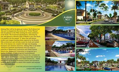 Alabang West Prime Lot For Sale. Along Daang Hari. 414sqm