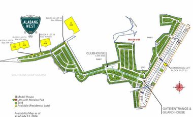 Prime Residential Lot For Sale in Alabang West. Along Daang Hari. 502sqm.