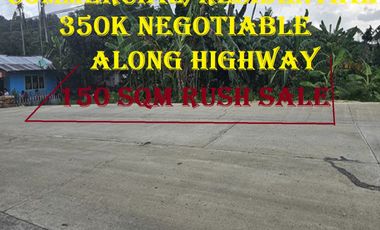 Bohol highway lot for sale commercial/residential at Carmen Bohol 300k