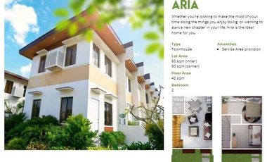For Sale: Aria |Asian-inspired 2-storey townhouse with 2 bedrooms in Dasmariñas, Cavite!