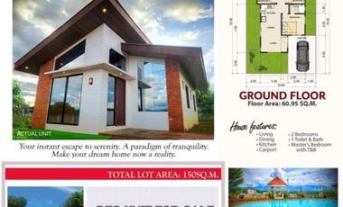 A Brown Company Inc., Valencia Estates house & lot AND LOT ONLY  for sale