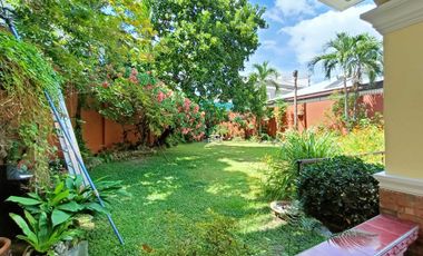 Bungalow House & Lot with Huge Garden & Pool for Sale in Angeles City, Pampanga