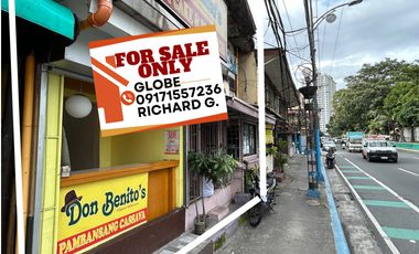 RARE COMMERCIAL LOT FOR SALE — V. MAPA, STA. MESA, MANILA