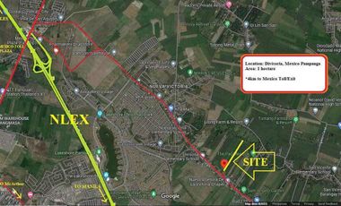 Lot for Sale 5,900 sqm, clean title in Divisoria Mexico, Pampanga