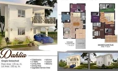 Overlooking House and Lot for Sale at Tierra Alta Residential Resort in Negros