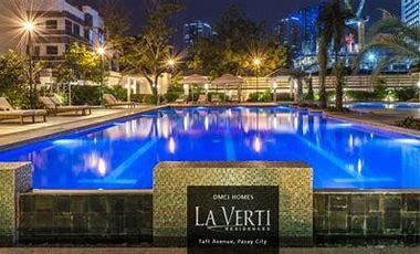FORSale:LAVERTI Residences Studio 31sqm near Malate Manilla University Pasay MOA