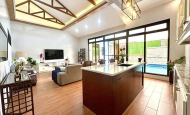 Furnished Elegant Bungalow with Pool For Rent in An Exclusive Subd., Angeles