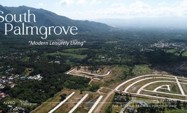 Lot for Sale in Lipa Batangas South Palmgrove by Alveo Land (Pre-Selling)