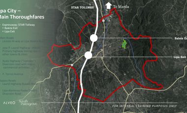 Lot for Sale in Lipa Batangas South Palmgrove by Alveo Land (Pre-Selling)