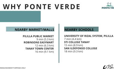 PONTE VERDE RESIDENTIAL LOT FOR SALE